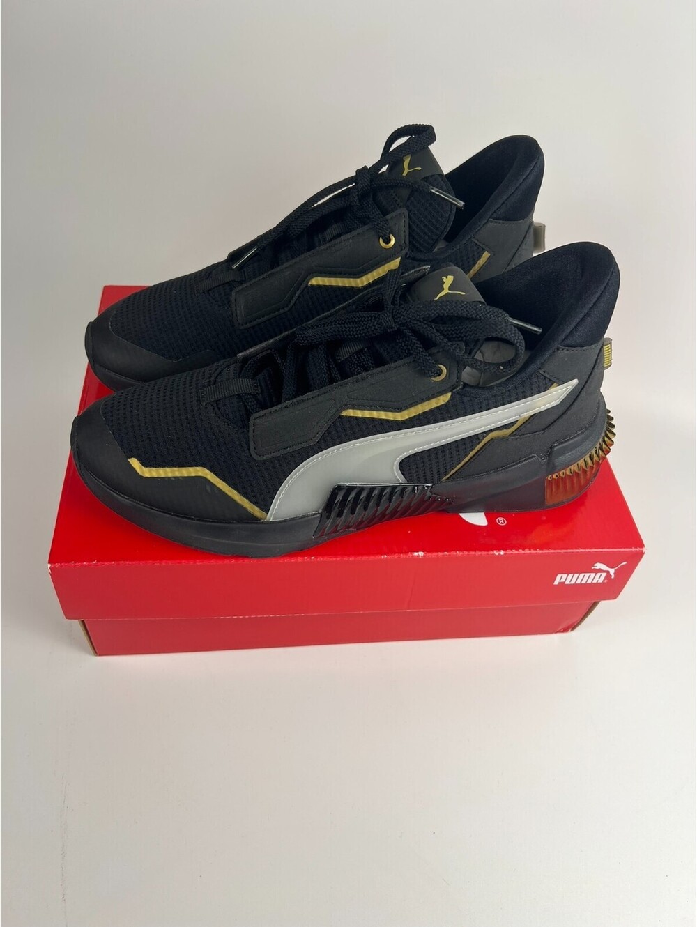 Puma Provoke Xt Black Gold Wmns Size 10